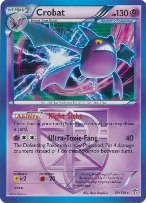 Crobat (Team Plasma) – 55/135 (Holo)