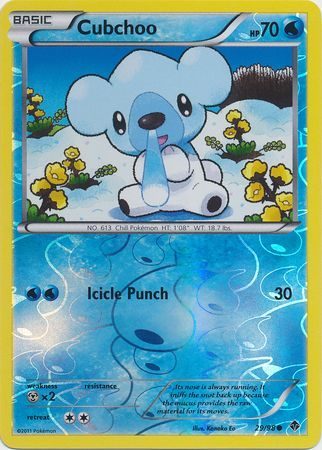 Cubchoo – 29/98 – Reverse