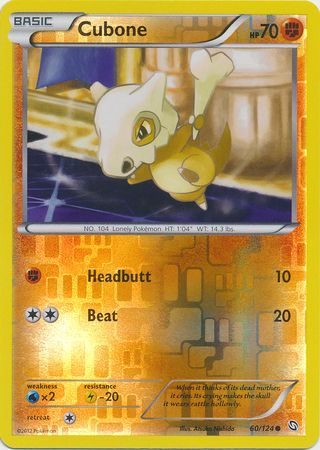 Cubone - 60/124 - Reverse