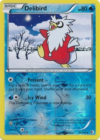 Delibird - 38/149 - Reverse