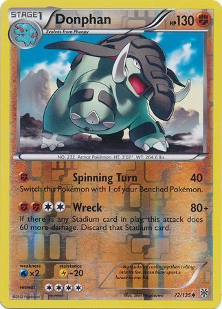Donphan - 72/135 - Reverse
