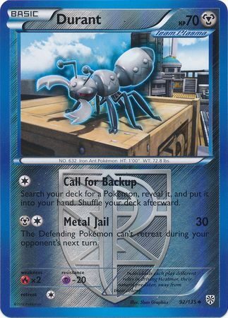 Durant (Team Plasma) - 92/135 - Reverse