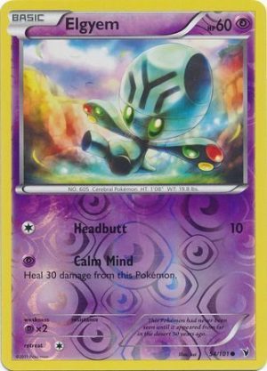 Elgyem - 54/101 - Reverse