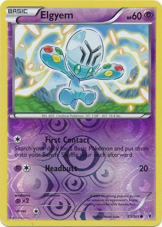 Elgyem - 55/101 - Reverse