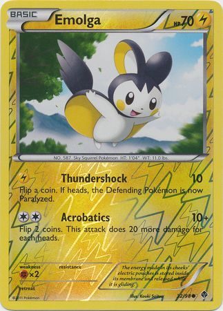 Emolga – 32/98 – Reverse