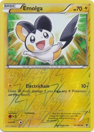 Emolga - 37/101 - Reverse