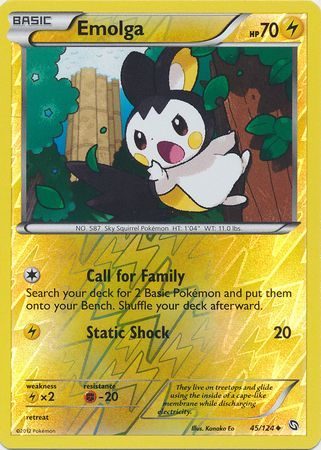 Emolga – 45/124 – Reverse