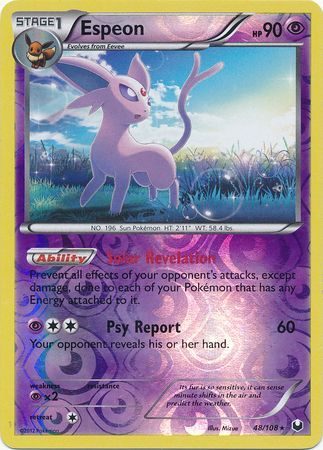 Espeon - 48/108 - Reverse