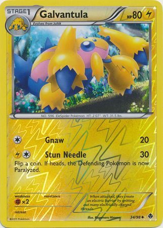Galvantula - 34/98 - Reverse