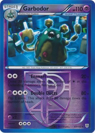 Garbodor (Team Plasma) - 67/135 - Reverse