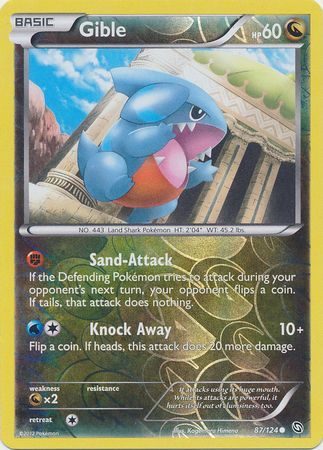 Gible - 87/124 - Reverse