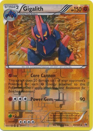 Gigalith - 61/101 - Reverse