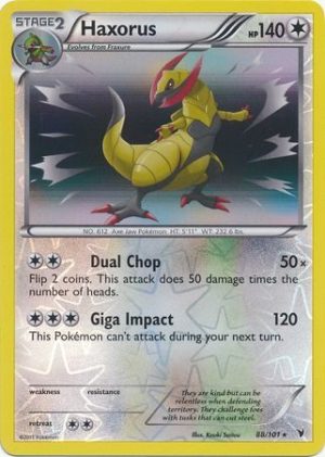 Haxorus - 88/101 - Reverse