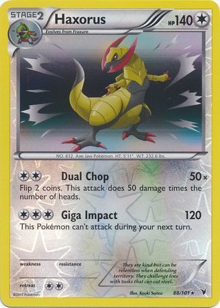 Haxorus – 88/101 – Reverse