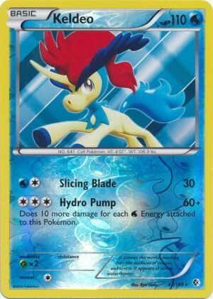 Keldeo - 47/149 - Reverse