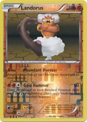 Landorus - 74/101 - Reverse