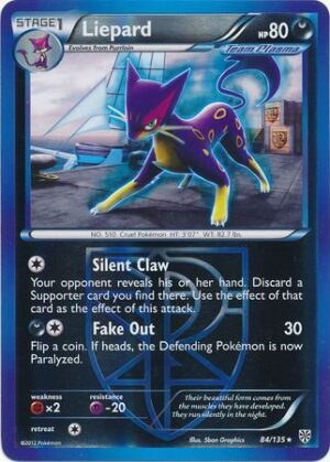Liepard (Team Plasma) - 84/135 - Reverse