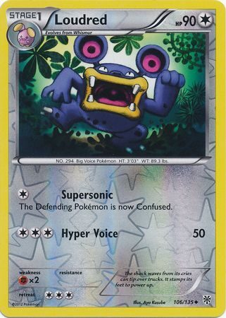 Loudred - 106/135 - Reverse