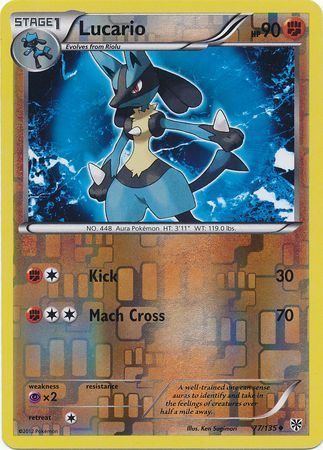 Lucario – 77/135 – Reverse