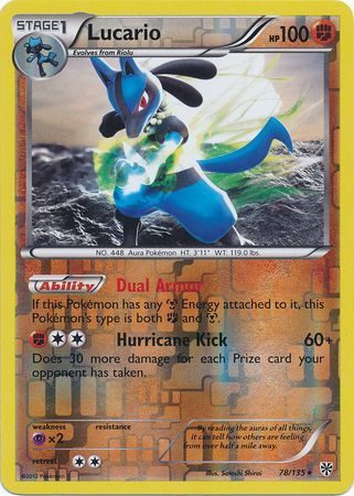 Lucario – 78/135 – Reverse