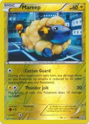 Mareep - 38/124 - Reverse