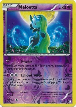 Meloetta - 77/149 - Reverse