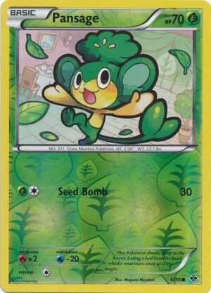 Pansage - 6/99 - Reverse