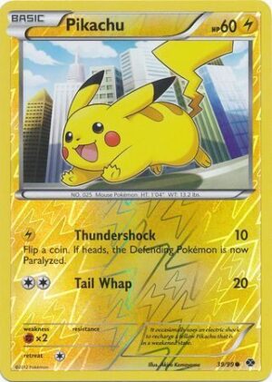 Pikachu - 39/99 - Reverse