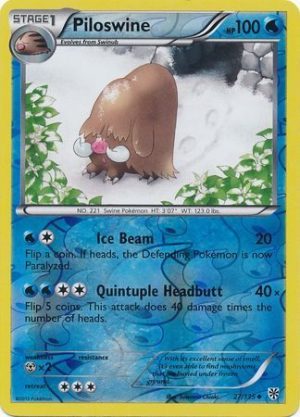 Piloswine - 27/135 - Reverse