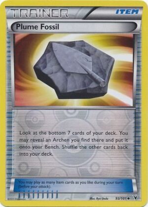Plume Fossil - 93/101 - Reverse