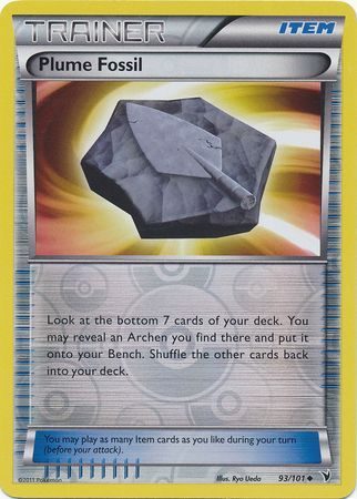 Plume Fossil - 93/101 - Reverse