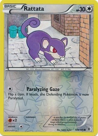 Rattata - 104/149 - Reverse