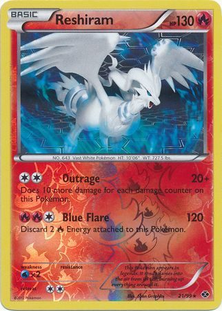 Reshiram - 21/99 - Reverse