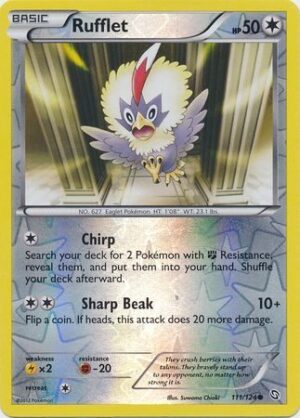 Rufflet - 111/124 - Reverse