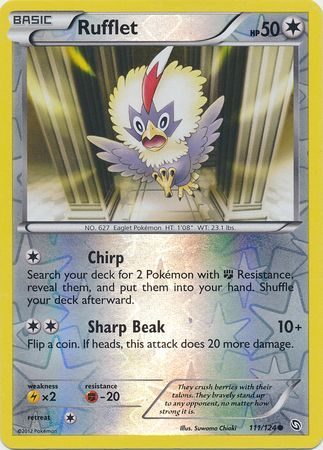 Rufflet - 111/124 - Reverse