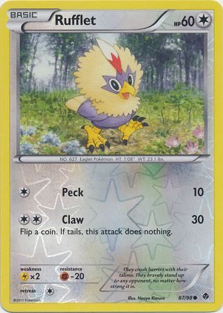 Rufflet – 87/98 – Reverse