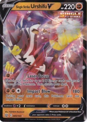 Single Strike Urshifu VMAX - League Battle Deck - Single Strike Urshifu V - 085/163