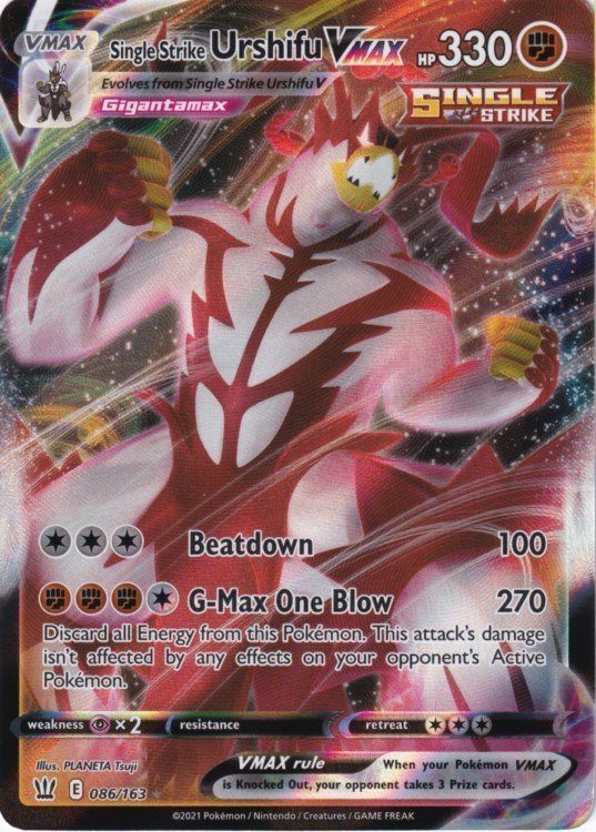 Single Strike Urshifu VMAX - League Battle Deck - Single Strike Urshifu VMAX - 086/163