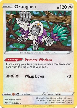 Single Strike Urshifu VMAX - League Battle Deck - Oranguru 148/202 - Non Holo