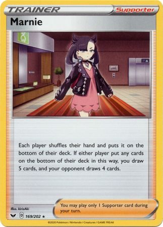 Single Strike Urshifu VMAX - League Battle Deck - Marnie 169/202 - Non Holo