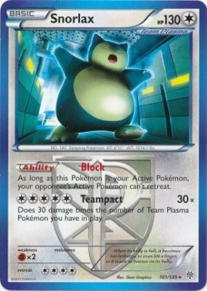 Snorlax (Team Plasma) - 101/135