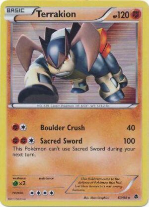 Terrakion - 63/98 (Holo)