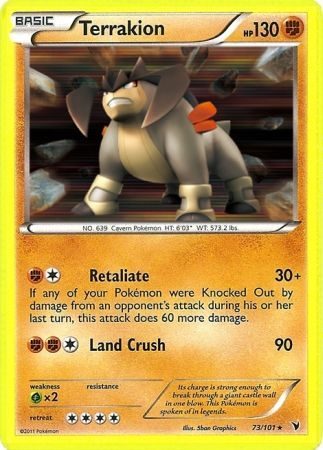 Terrakion - 73/101 (Holo)