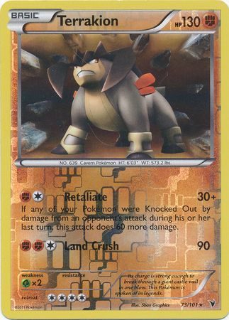 Terrakion - 73/101 - Reverse