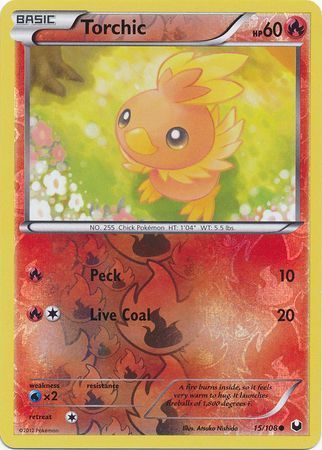 Torchic - 15/108 - Reverse