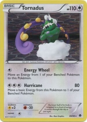 Tornadus - 89/98 (Holo)