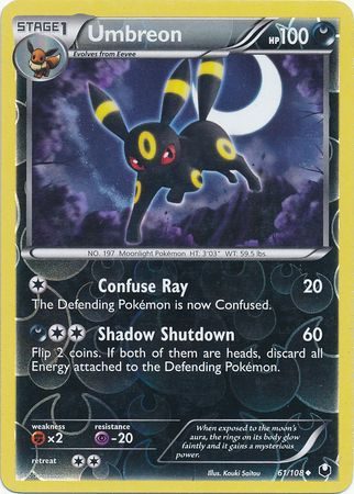 Umbreon – 61/108 – Reverse