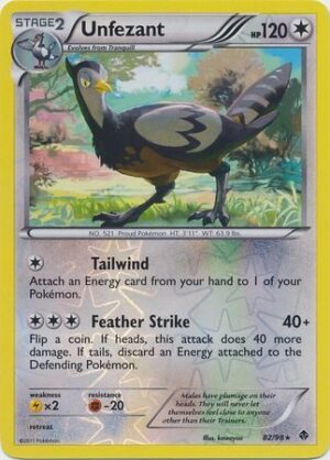 Unfezant - 82/98 - Reverse