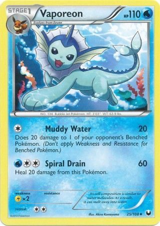 Vaporeon - 25/108