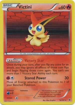 Victini - 14/101 - Reverse